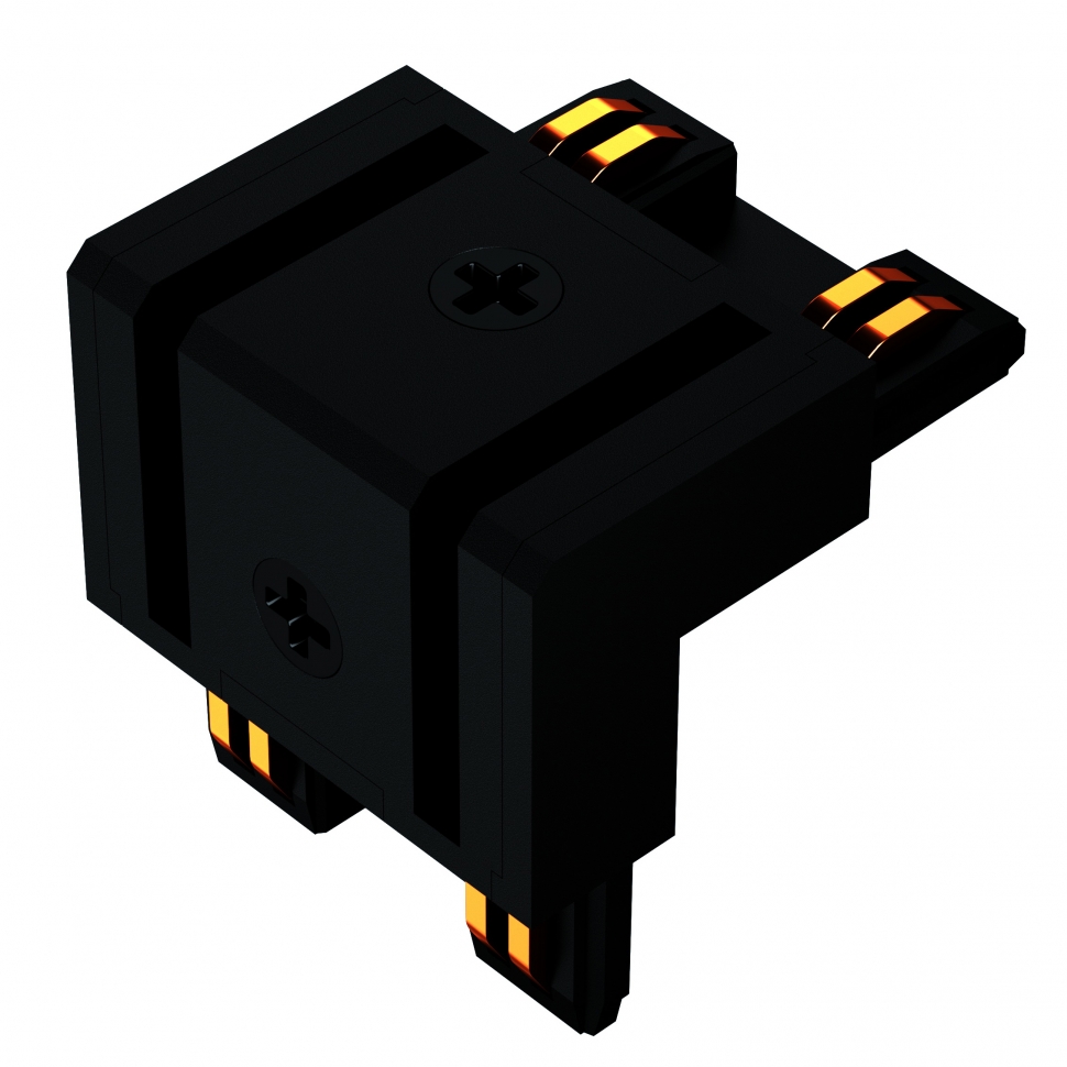 Коннектор для магнитного шинопровода iLedex VISION48/25 POWER CONNECT 4825-Г-TYPE-BK, цвет чёрный