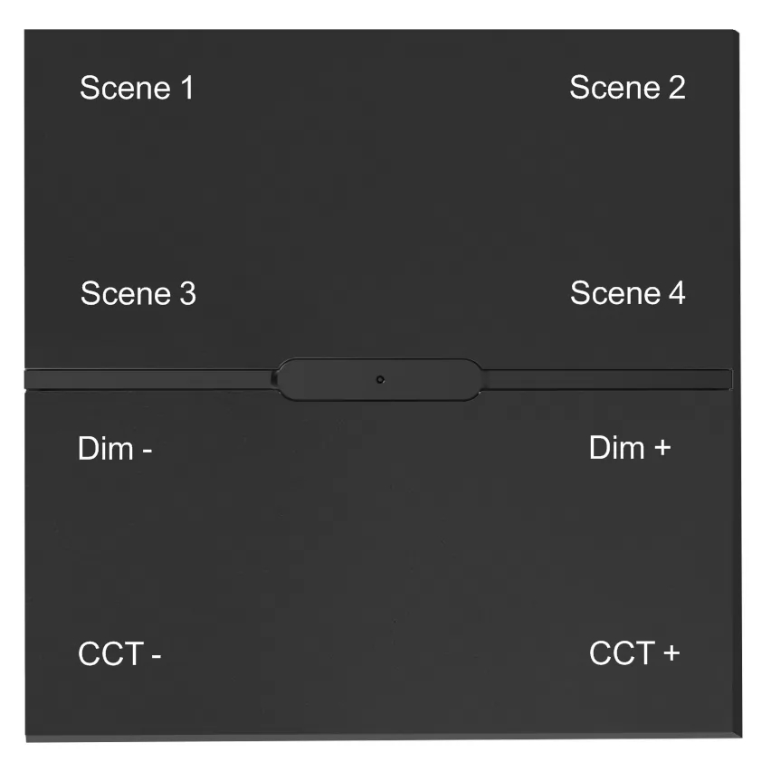 Проводная смарт панель-выключатель для трековых светильников iLedex VISION4822 INN SP 48V-4-BK 11090₽