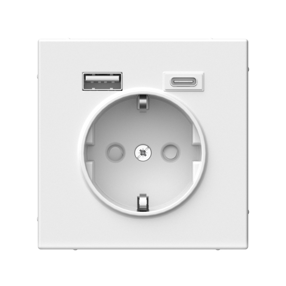 Розетка + USB Systeme Electric ARTGALLERY GAL000132, цвет белый
