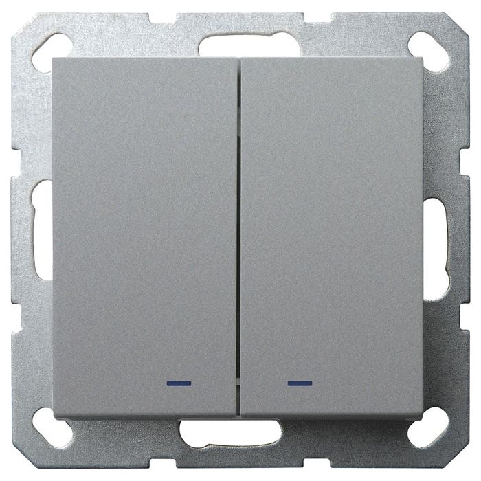 Выключатель двухклавишный с подсветкой Jasmart G-CLASSIC G3023NS 1387₽