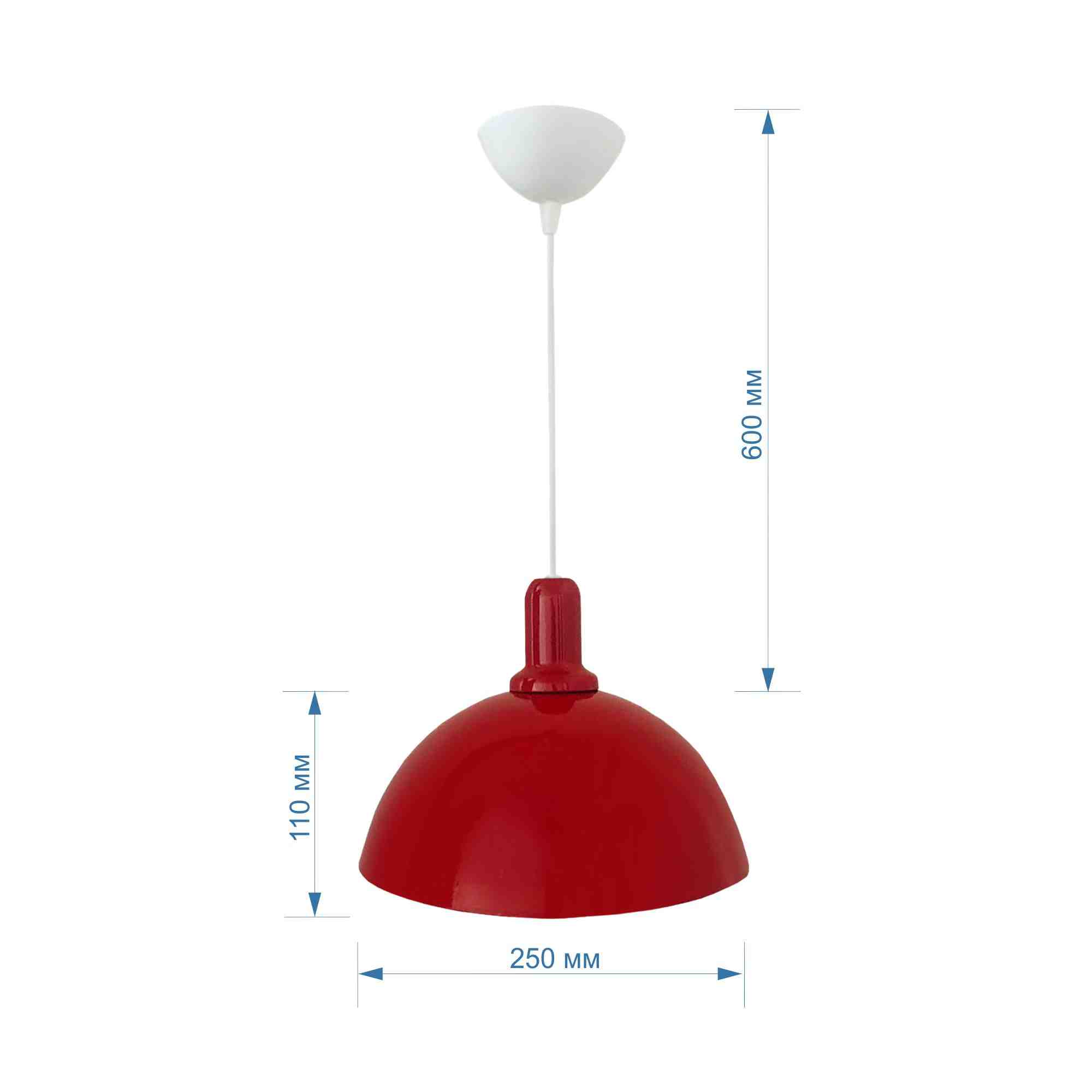 Подвесной светильник Apeyron 12-102, цвет красный - фото 6