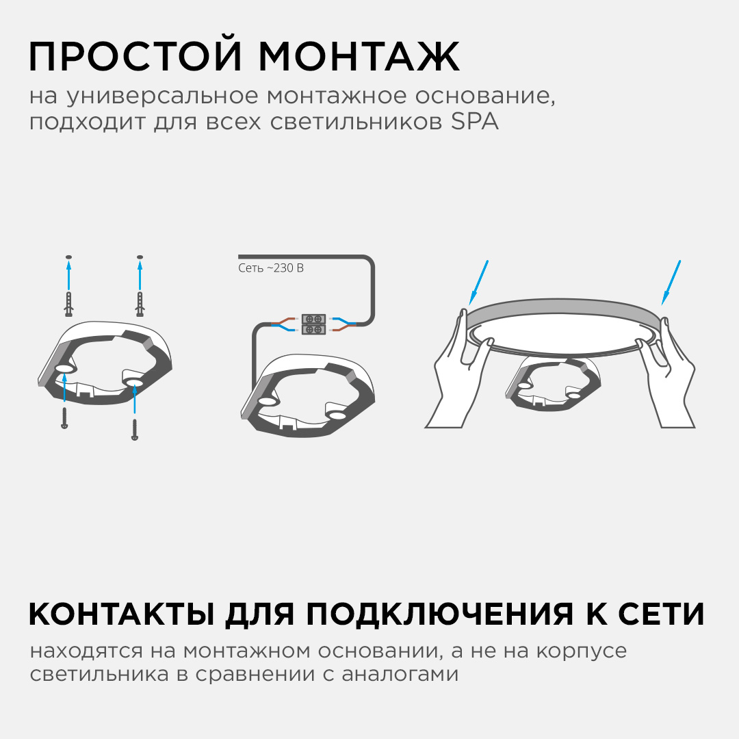 Потолочный светильник Apeyron 18-142, цвет белый - фото 3