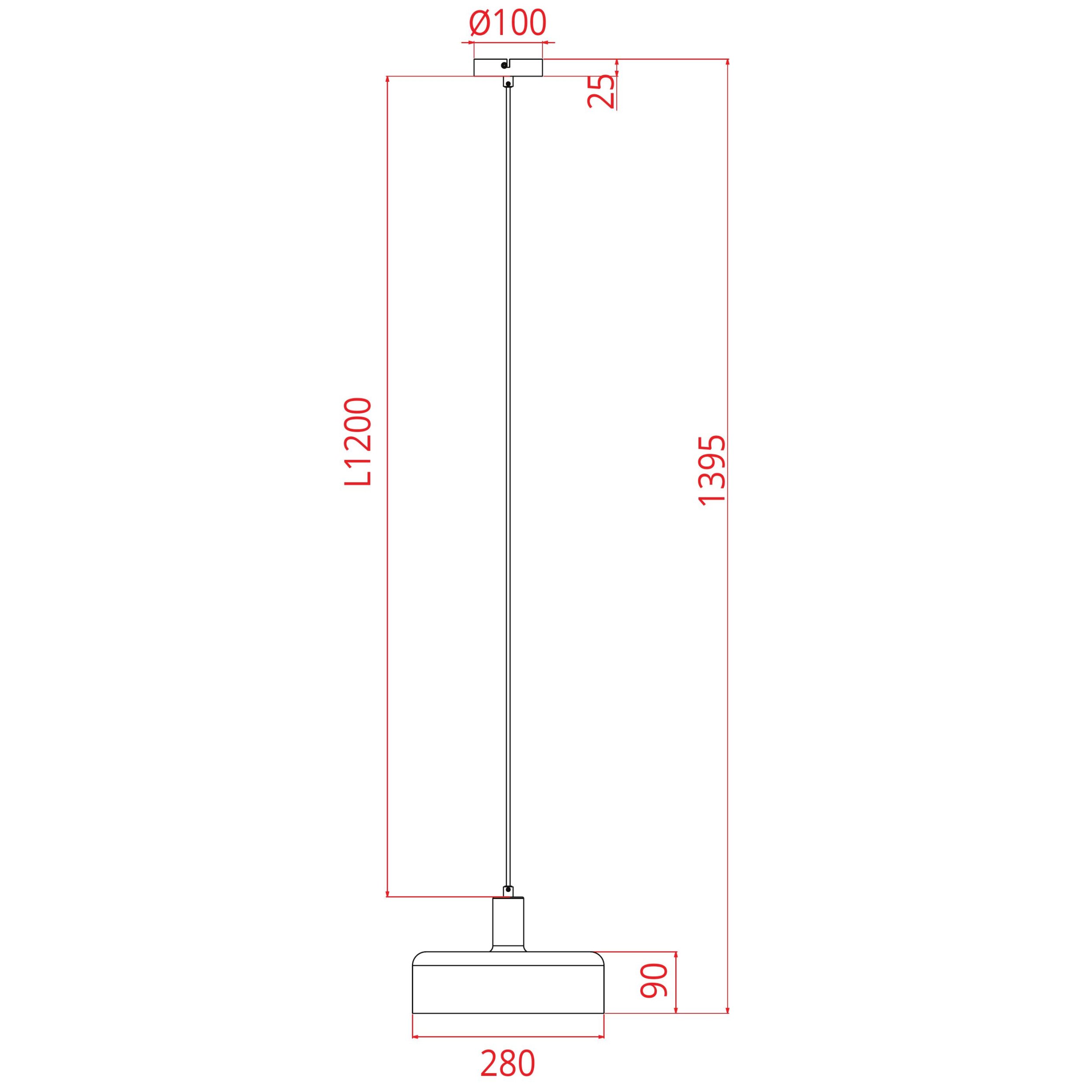 Подвесной светильник Arte Lamp SKAT A7052SP-1BK, цвет чёрный - фото 4