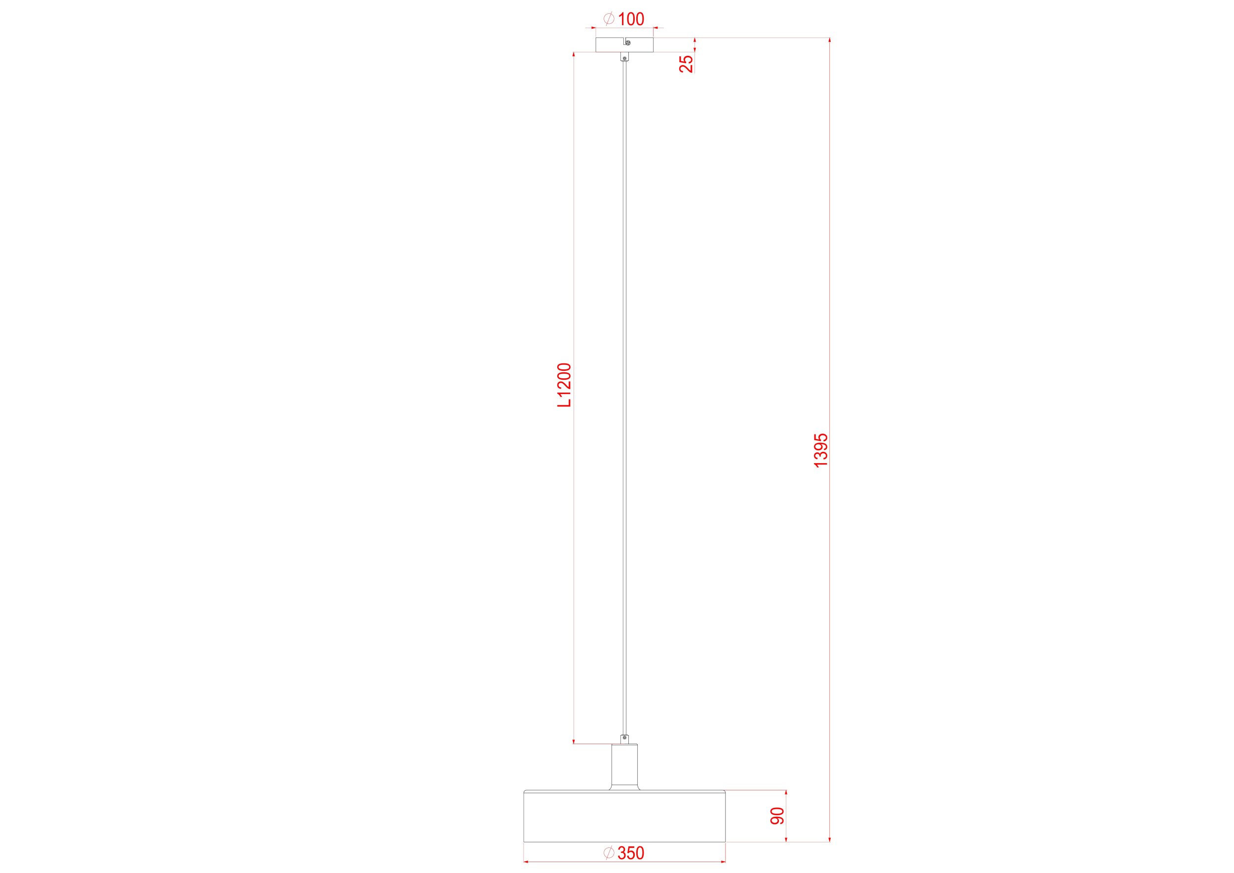 Подвесной светильник Arte Lamp SKAT A7152SP-1BK, цвет чёрный - фото 4