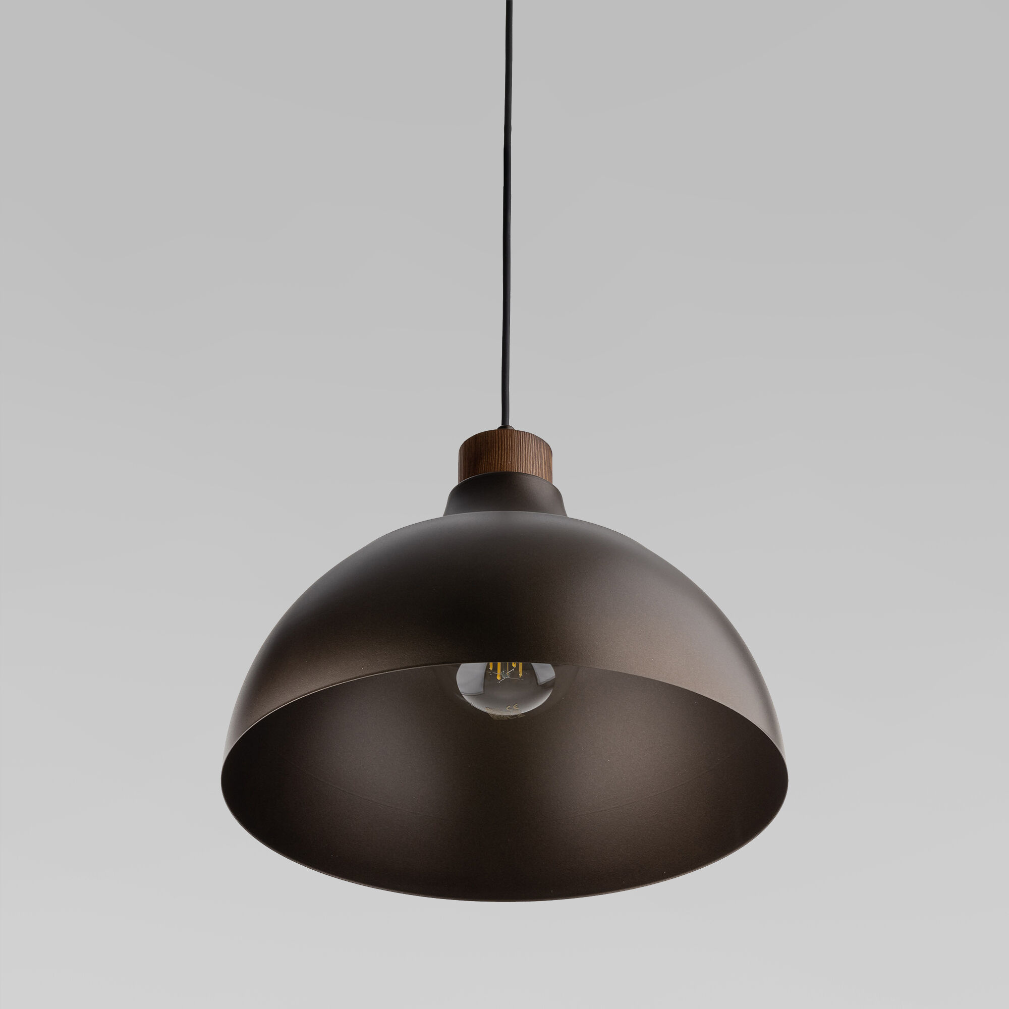 Подвесной светильник TK Lighting CAP 6926 Cap, цвет коричневый - фото 4