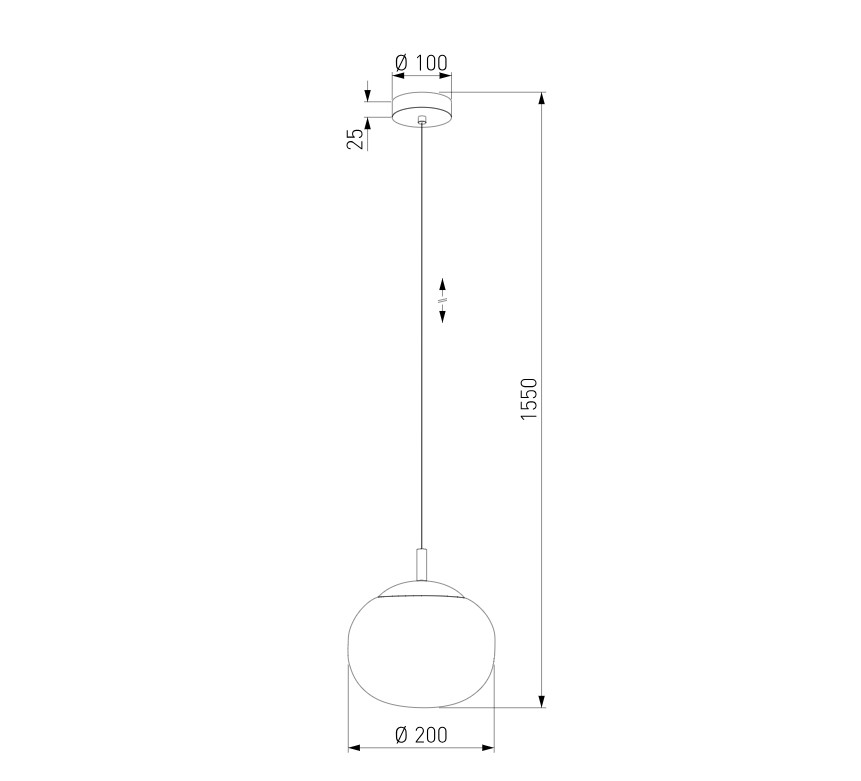 Подвесной светильник TK Lighting VIBE 5824 Vibe, цвет белый - фото 4