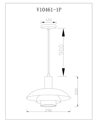 Подвесной светильник Moderli PESCARA V10461-1P, цвет белый - фото 9