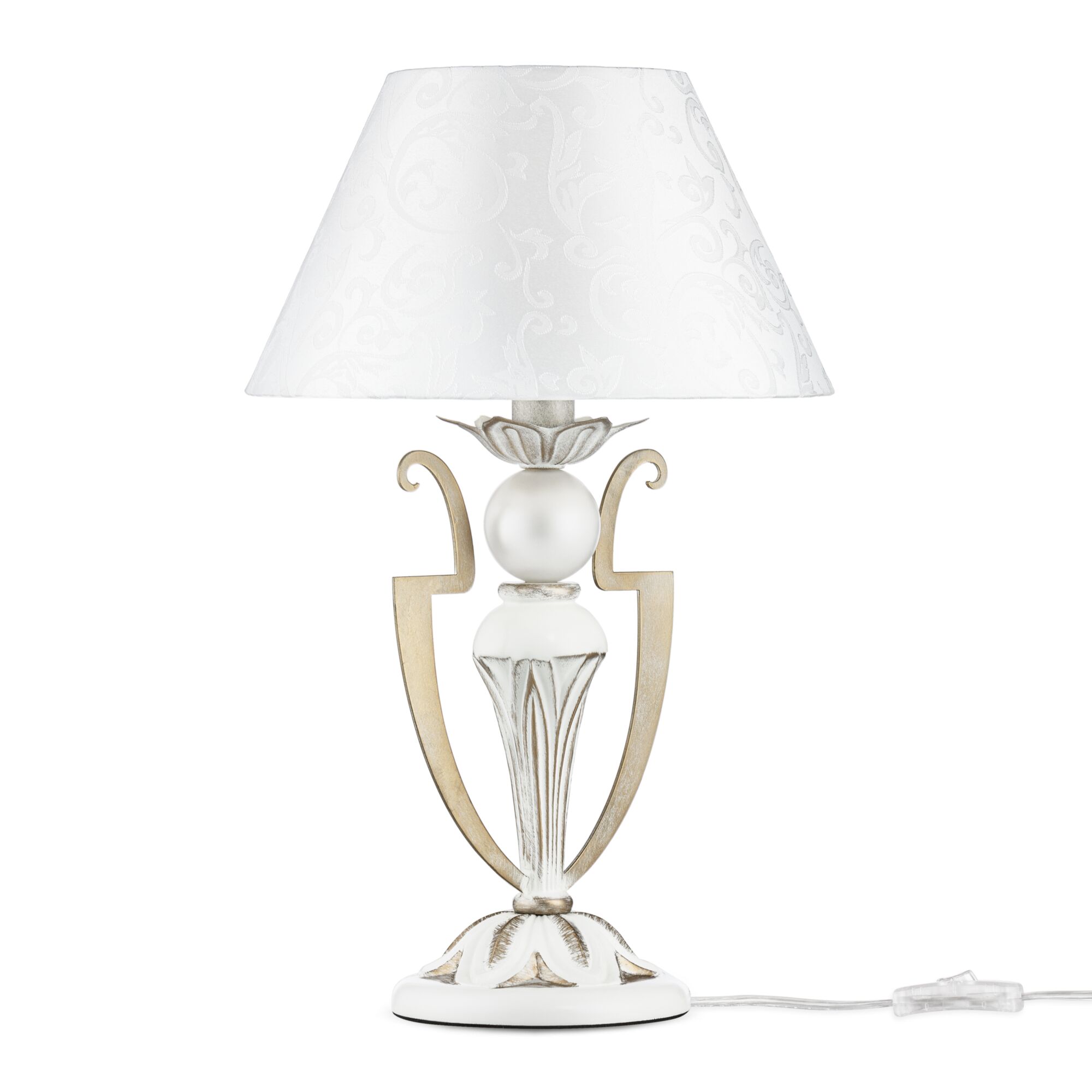 Настольная Лампа Maytoni Monile ARM004-11-W, цвет белый - фото 1