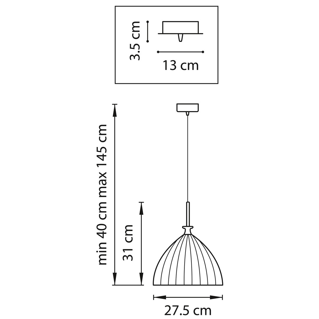 Светильник Lightstar Simple Light 810 810033, цвет оранжевый - фото 2