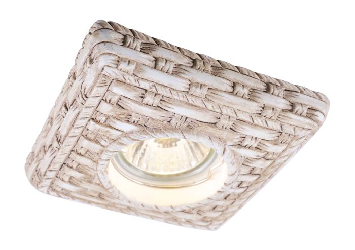 Встраиваемый светильник Arte Lamp PEZZI A5207PL-1WC, цвет белый