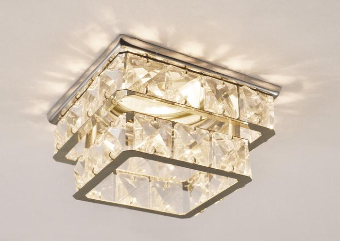 Встраиваемый светильник Arte Lamp BRILLIANTS A8374PL-1CC, цвет прозрачный
