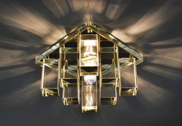Встраиваемый светильник Arte Lamp BRILLIANTS A8030PL-1CC, цвет прозрачный