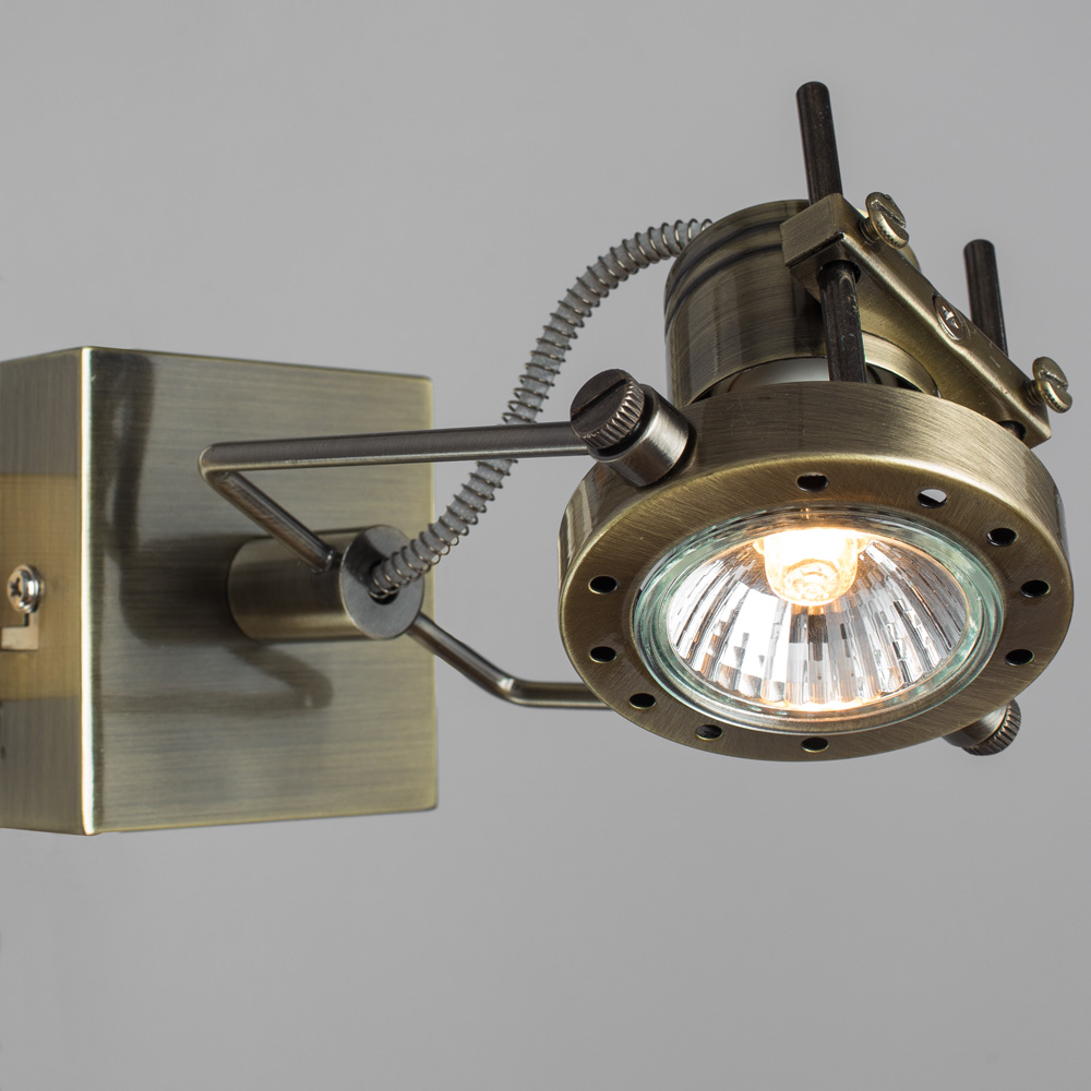 Спот Arte Lamp Costruttore A4300AP-1AB, цвет бронза - фото 2