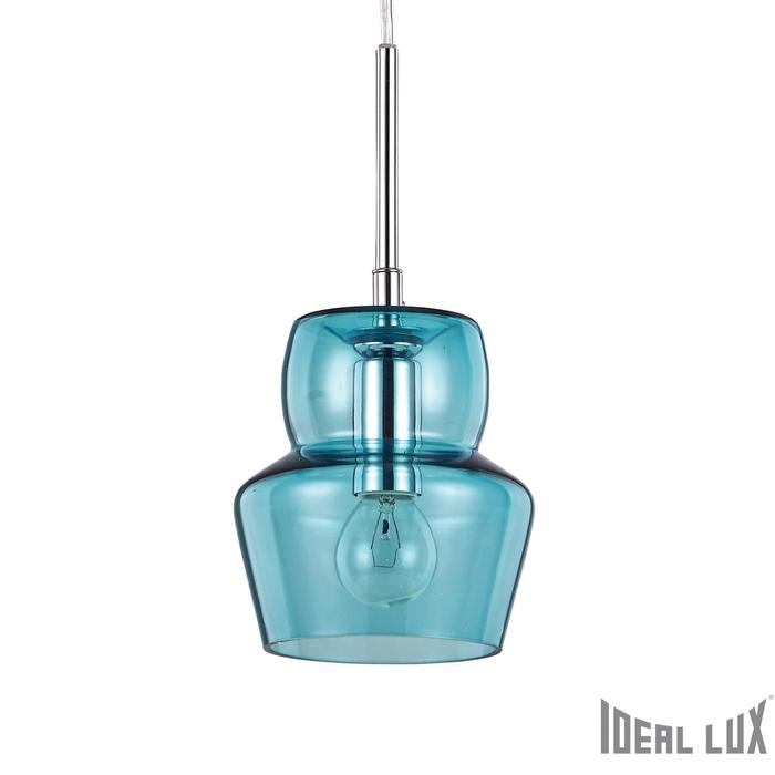 Светильник Ideal Lux ZENO SP1 SMALL AZZURRO, цвет синий - фото 1
