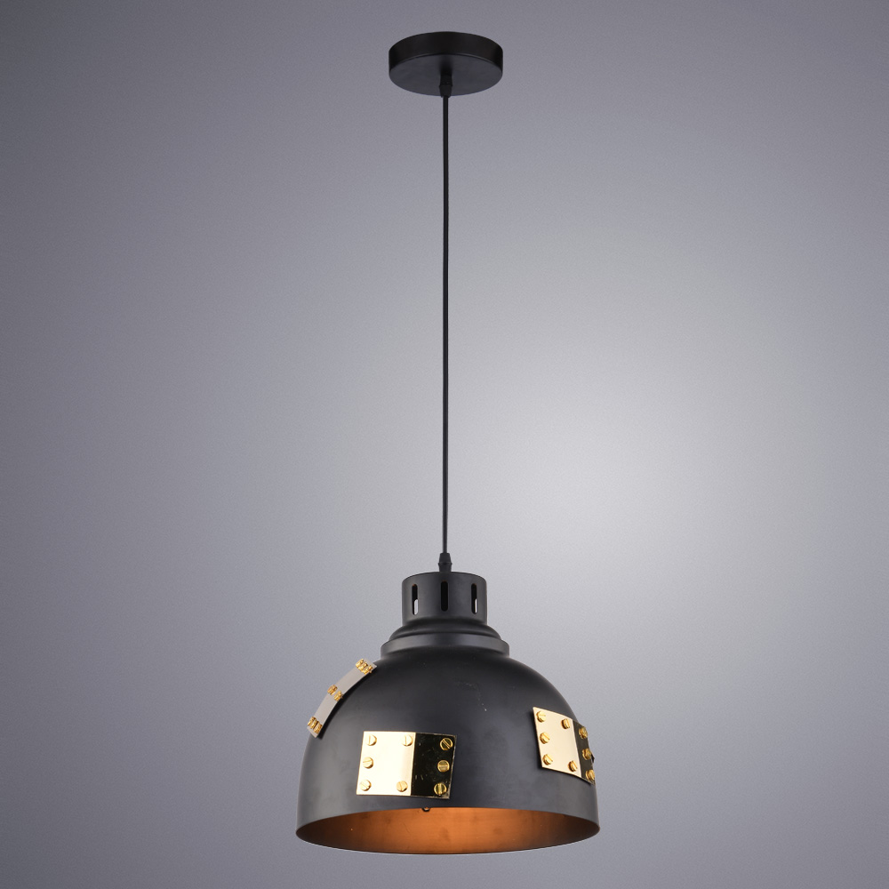 Светильник Arte Lamp EURICA A6024SP-1BK, цвет черный - фото 1