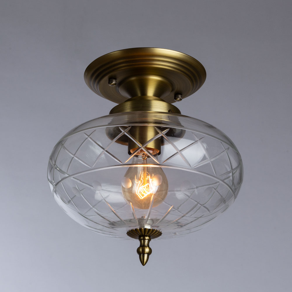 Люстра Arte Lamp FABERGE A2303PL-1SG, цвет матовый;золотистый - фото 2