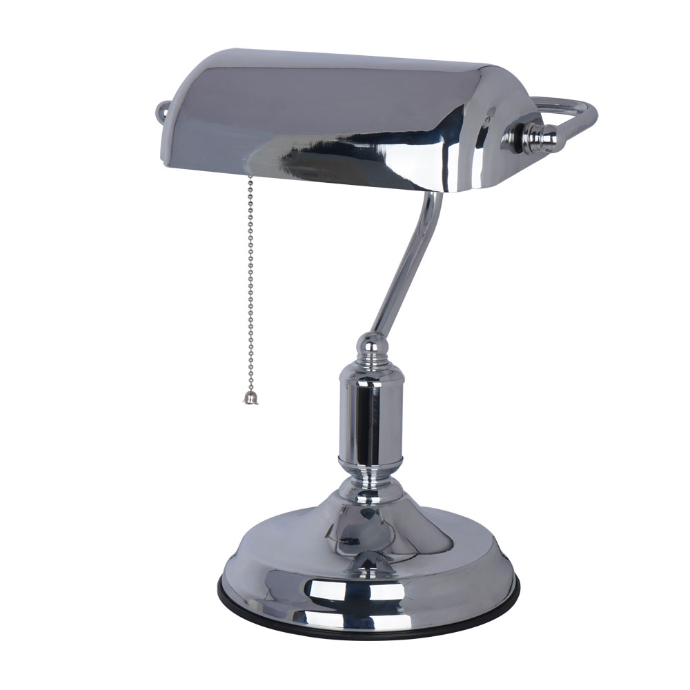 Настольная Лампа Arte Lamp Banker A2494LT-1CC, цвет хром - фото 1