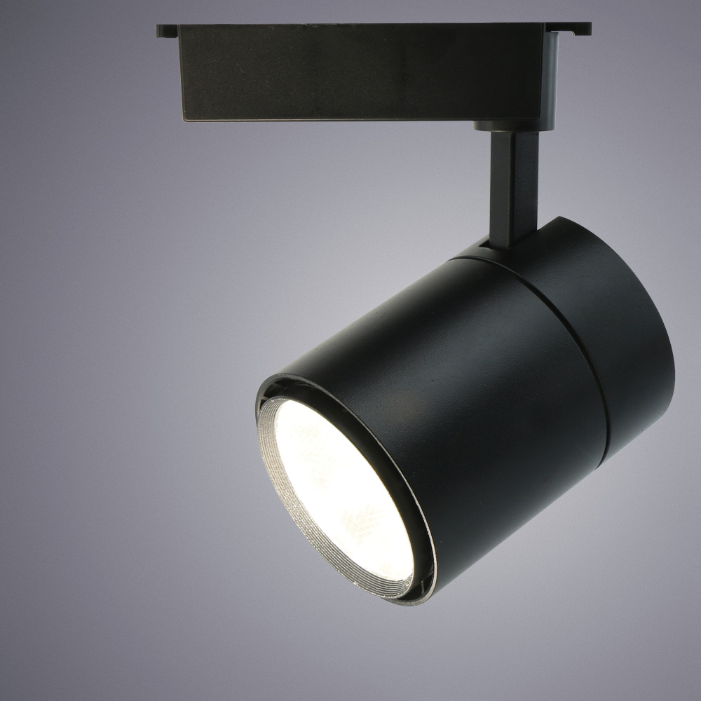 Трековый светильник Arte Lamp Attento A5750PL-1BK, цвет черный - фото 2