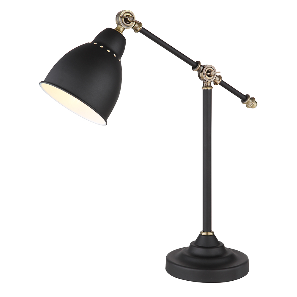 Настольная лампа Arte Lamp BRACCIO A2054LT-1BK, цвет черный - фото 1