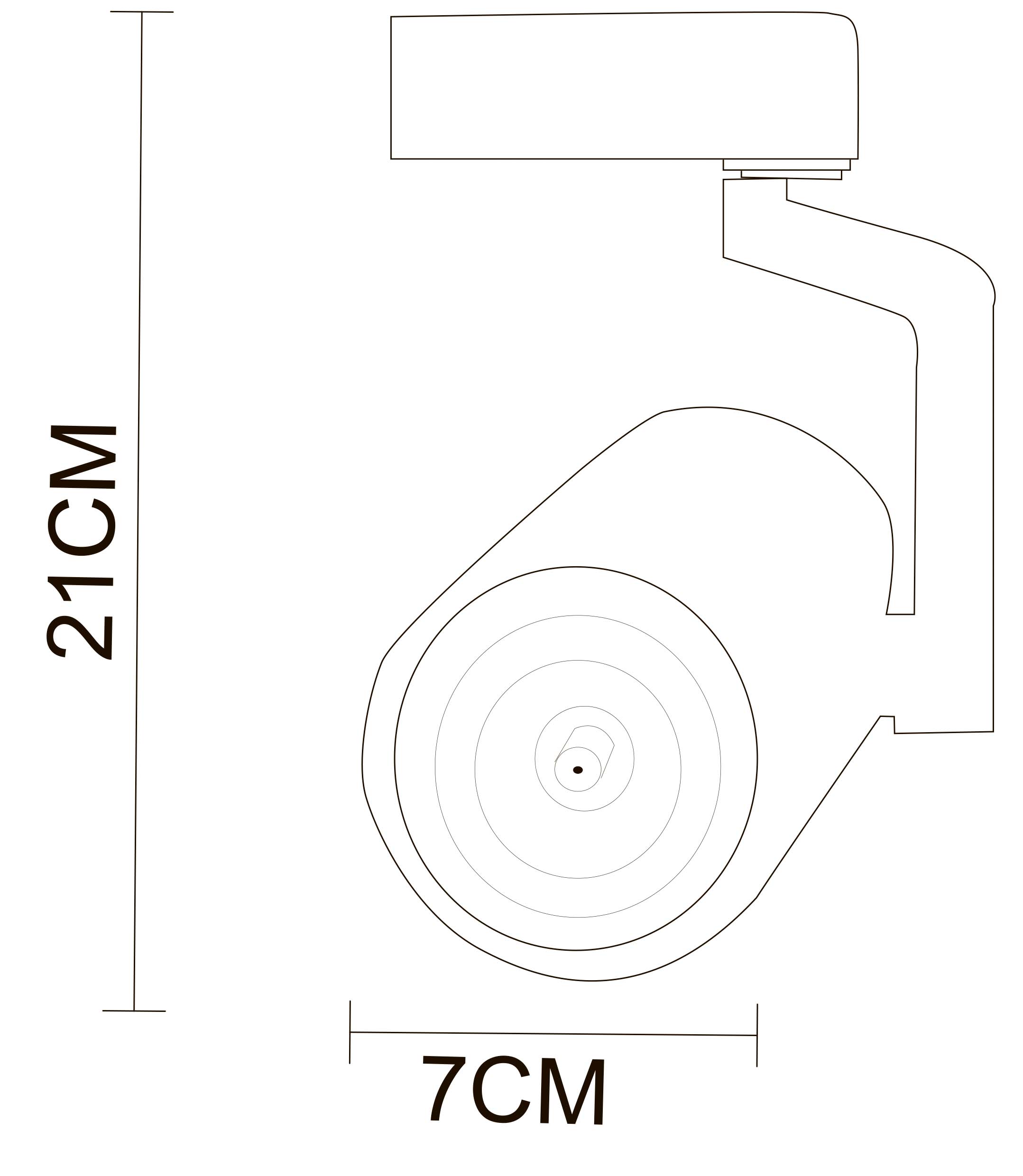 Трековый светильник Arte Lamp Traccia A2320PL-1BK, цвет черный - фото 7