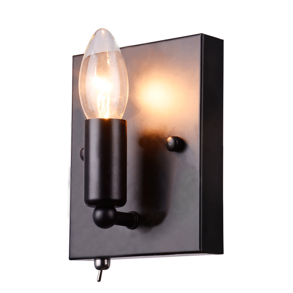 Бра Arte Lamp Bastaglia A8811AP-1BK, цвет черный - фото 1