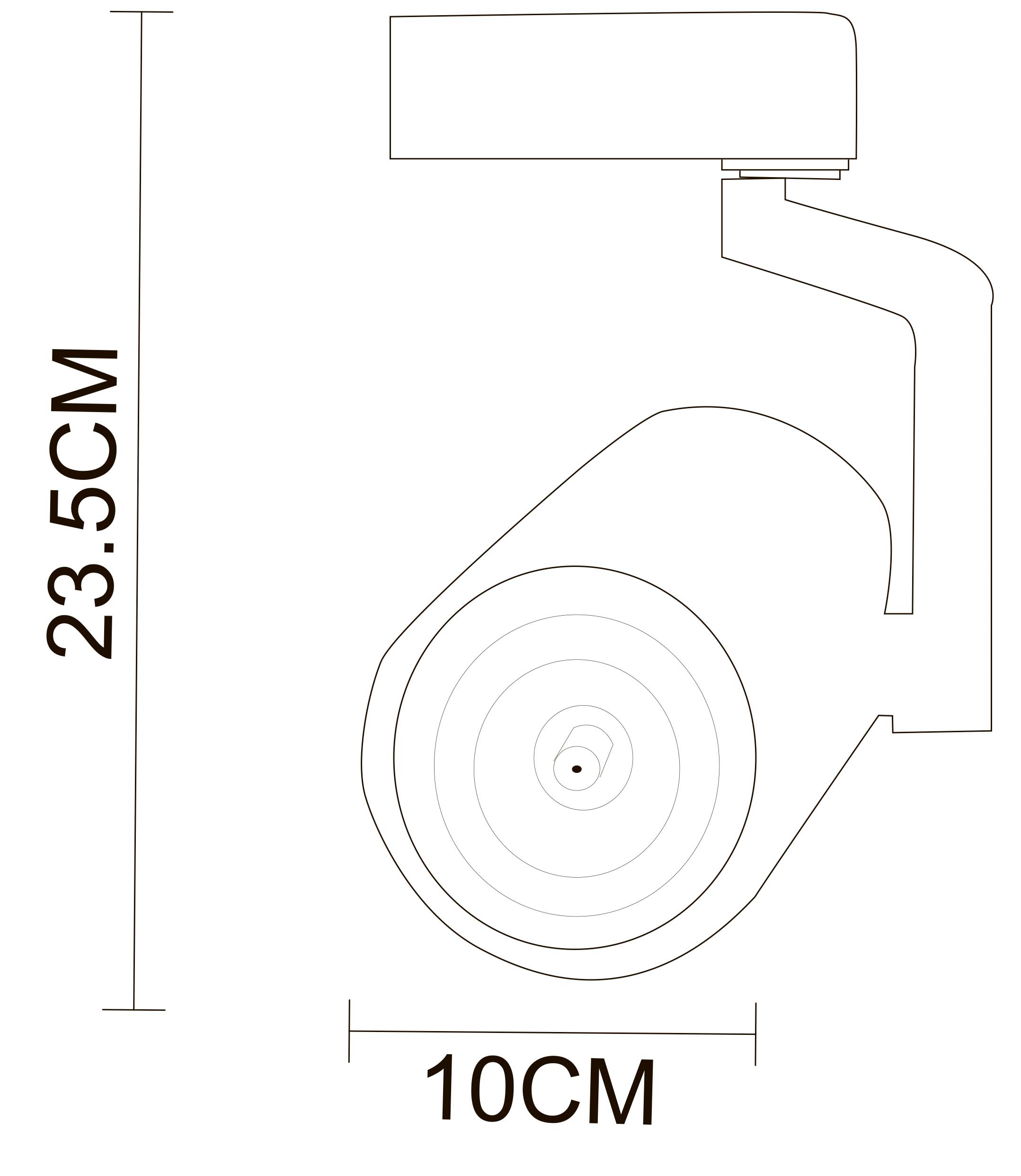 Трековый светильник Arte Lamp Traccia A2330PL-1BK, цвет черный - фото 3