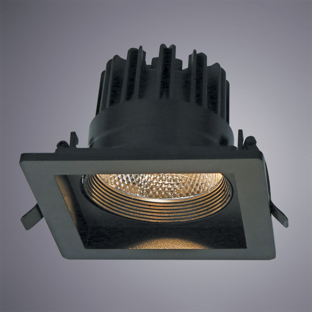 Встраиваемый Светильник Arte Lamp Privato A7018PL-1BK, цвет черный - фото 2