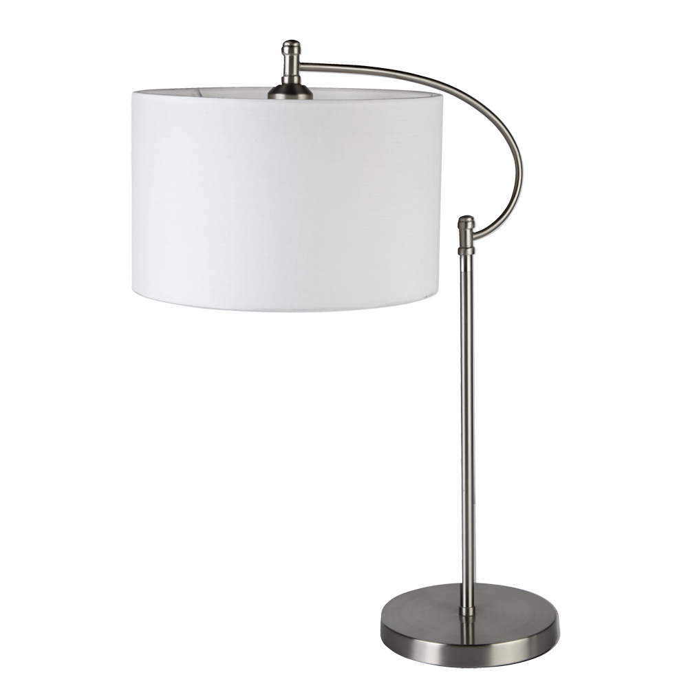 Настольная Лампа Arte Lamp Adige A2999LT-1SS, цвет матовый;серебристый - фото 1